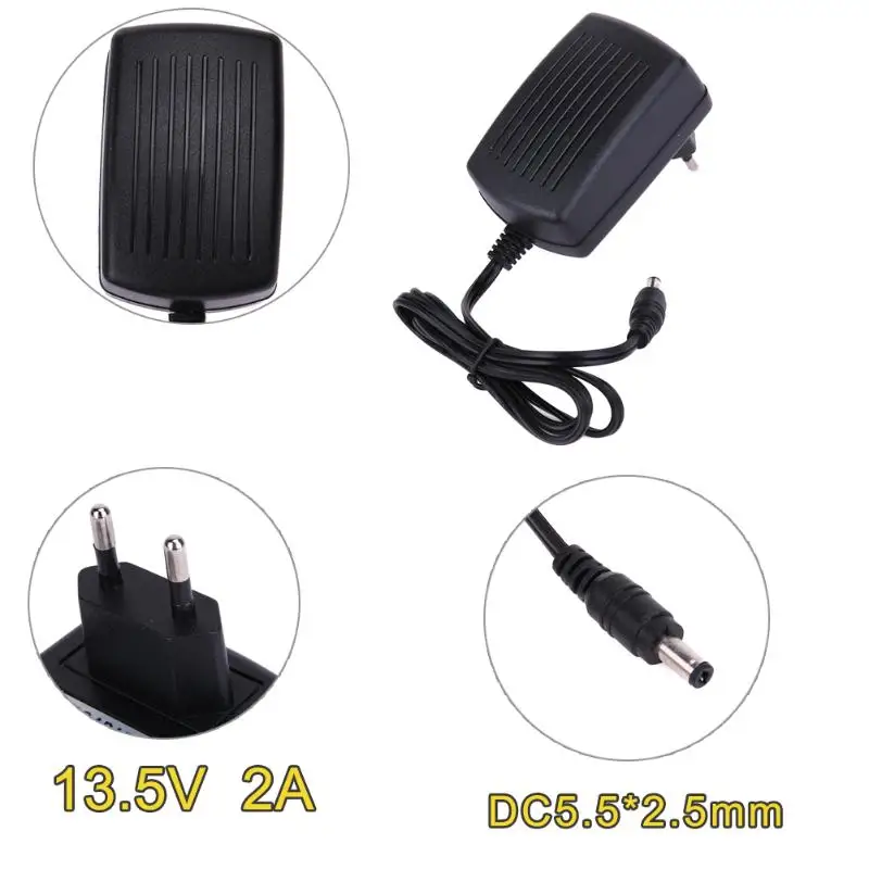 100V-240V AC/DC Adapter 2000mA 13.5V 2A Converter Power Supply Adapters 5.5mm*2.5mm Wall Changer Travel Adapter US/EU/UK Plug