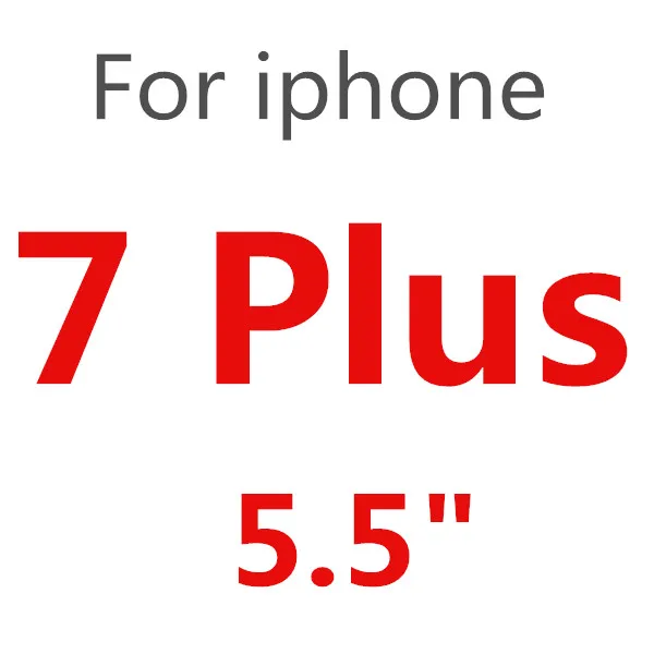 5D полное покрытие краев закаленное стекло для iPhone 7 8 6 Plus Защита экрана для iPhone 6 6s 7 Plus XR XS MAX защитная пленка стекло - Цвет: for iPhone 7 Plus