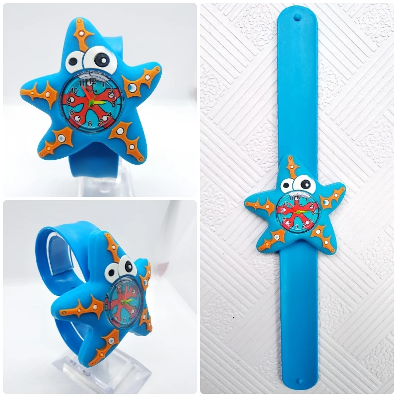 Five-pointed starfish Boy Watch for Kids Baby Toy Girl Watch for Children Clock Child Quartz Wristwatches Montre pour enfants