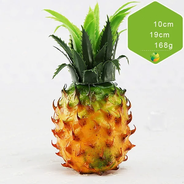 Искусственная имитация фруктов, винограда, ананаса, питая модель, орнамент, реквизит для фотосъемки, банан, ананас - Цвет: pineapple