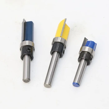 

1PCS 6.35MM Shank Straight Woodworking Router Bit Carpenter Milling Cutter 11.9/20/25MM Cutting Diameter