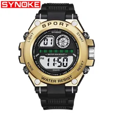 SYNOKE мужские часы модные для студентов для мальчиков Цифровые часы спортивные модные многофункциональные детские водонепроницаемые наручные часы Мужские часы