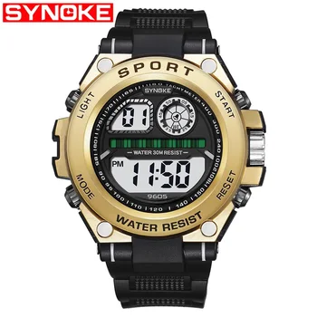 

SYNOKE Men's Watch Fashion For Student Boys Digital Watches Sports Fashion Multifunctional Kids Waterproof Wristwatch Male Clock