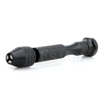 

Mini Aluminum 0.3-3.2mm Manual Hand Drill Chuck Twsit Micro Drill Bit Tool