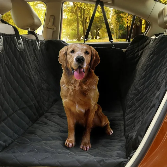 Pet Car Seat Cover Seat Belt Full Protector for your Pet Rear Back Seat