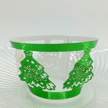 100 Pcs Свадебные украшения Бумага торт форма для порционного кекса выпечки кексов коробка чашки чехол поднос для вечеринок торт формочка, Инструменты для декорирования 8ZSH170