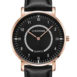 Для Мужчин's часы в деловом и повседневном стиле Модные Водонепроницаемый тонкий сплав ремень Для мужчин кварцевые браслет для часов Часы