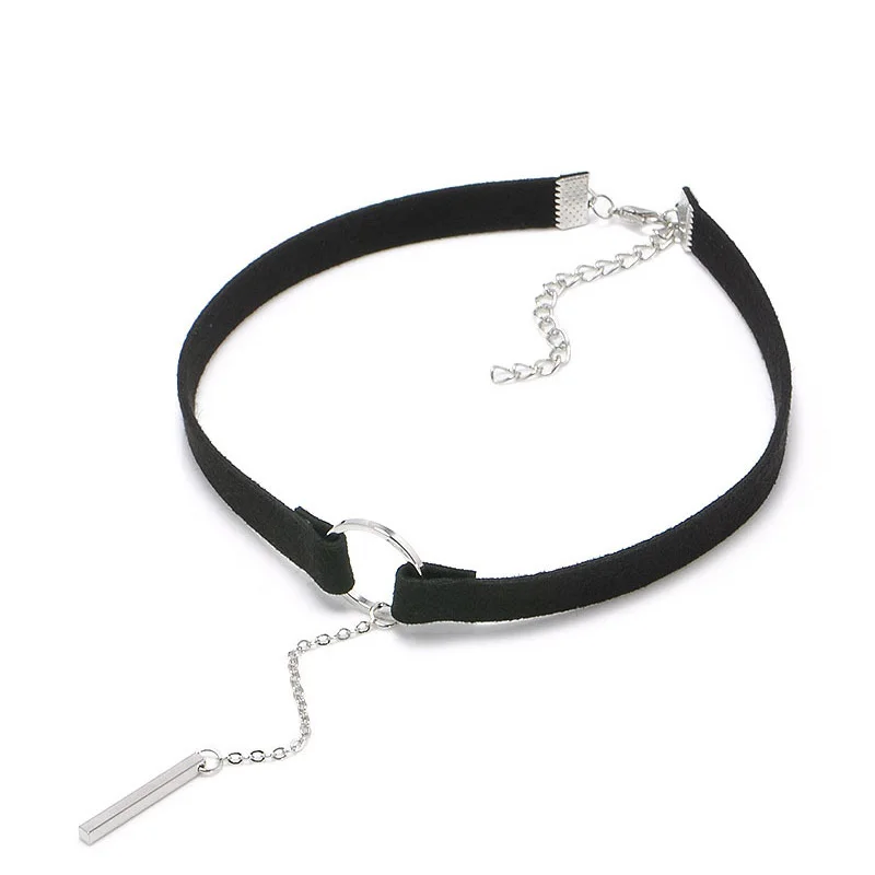 2 black silver hoop