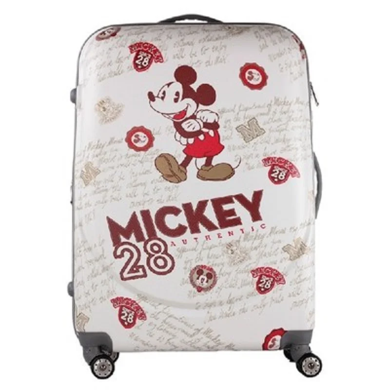 

CARRYLOVE perfect Large capacity, Cartoon mouse 20/24/28 inch size PC Rolling Luggage Spinner brand Travel Suitcase
