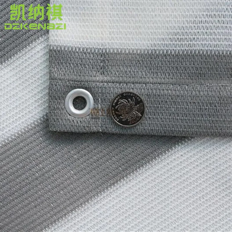 

0.9 x 1.8 M HDPE Fence Shade Net Sun Shade Sail with Straight edge and Alu eyelet used as balcony sun shades