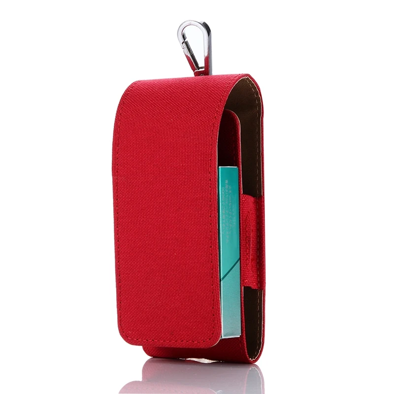 Новый стиль холст материал коробка держатель для хранения электронных сигарет аксессуары для переноски ткань Защитный чехол для IQOS