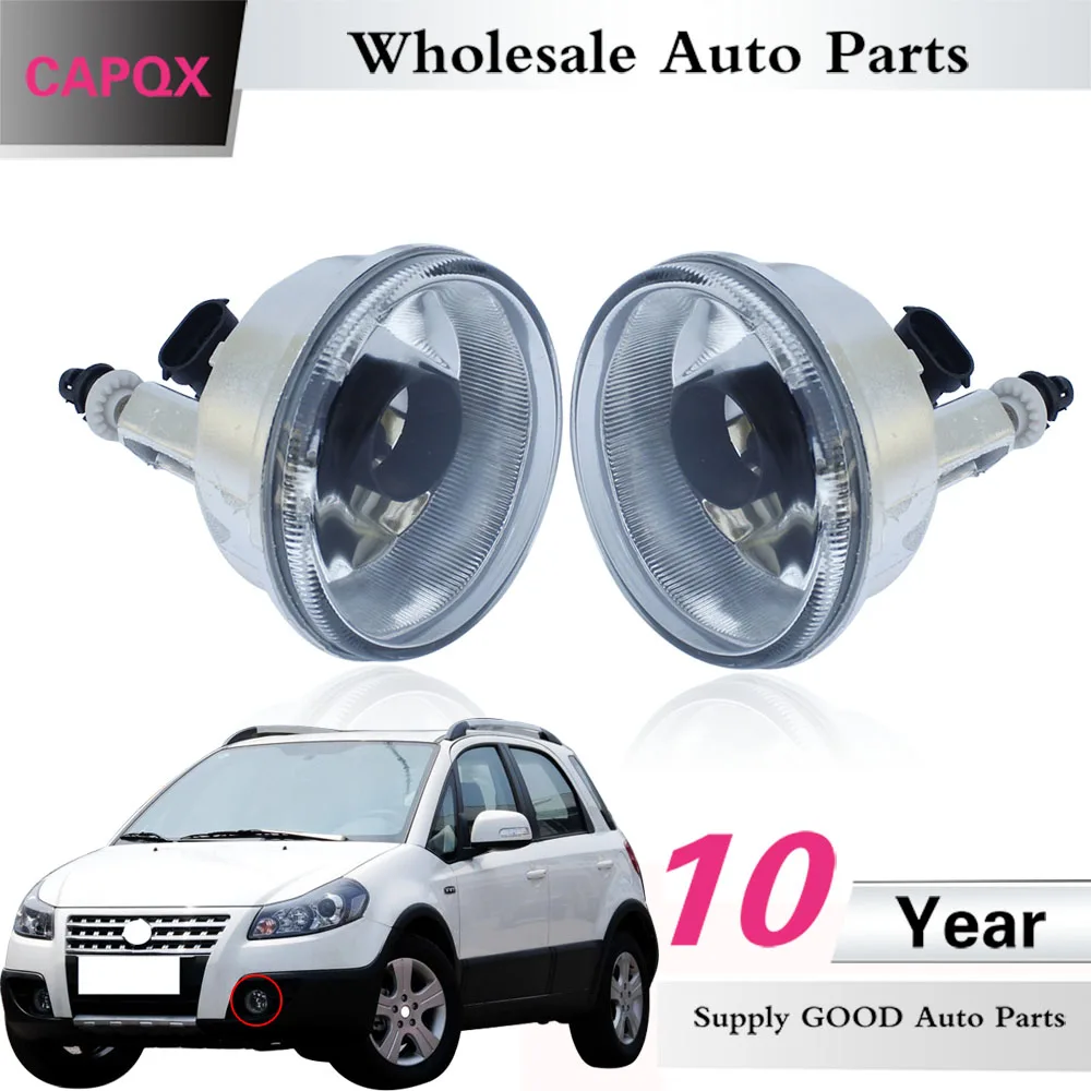 

CAPQX For SUZUKI SX4 2007-2012 Car Front Bumper Fog Light Lamp Foglight Replacement Running Lamp Driving Fog Lamp