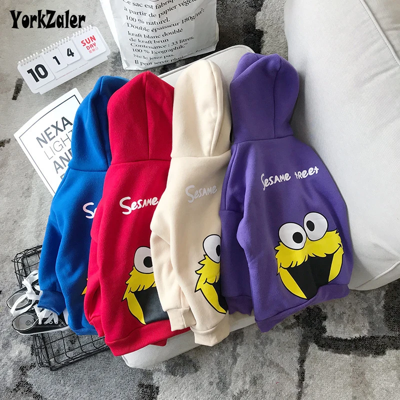 

Yorkzaler Winter Girls Boys Hooded Sweater Long Sleeve Thicken Cotton Children Clothing Cartoon Cute Baby Outfits Christmas Gift