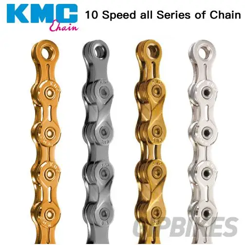Flash Deal kmc chain x10 x10sl X10ept x10el x10.93 gold silver chain super light chain mtb road bicycle 4