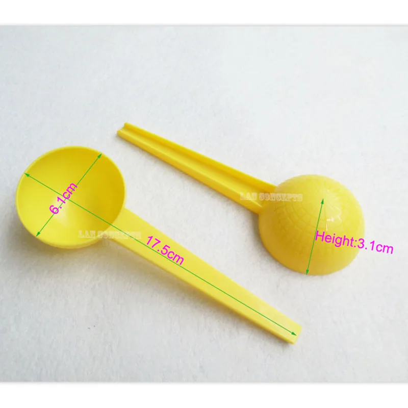 30g plastic measuring scoop small spoon yellow 14
