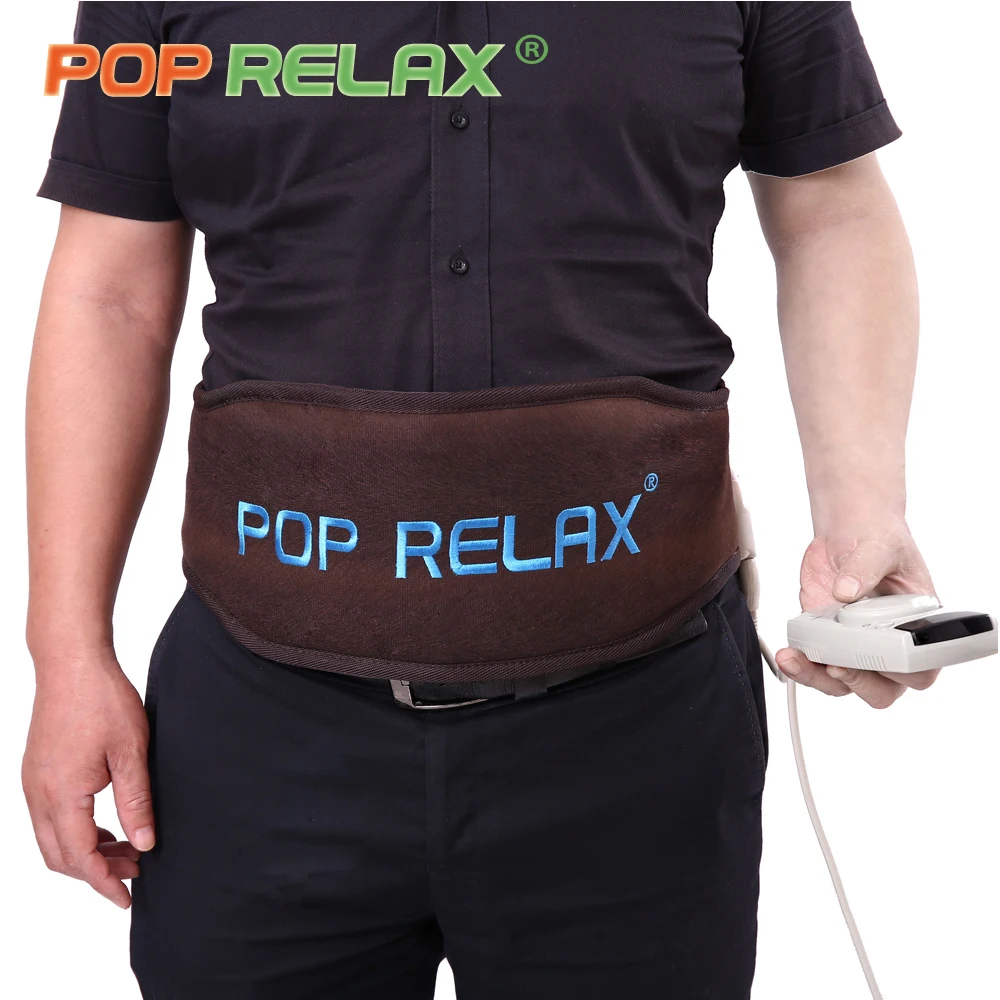 

POP RELAX 110V Korea germanium stone belt healthy electric heating thermal physiotherapy tourmaline back waist pain relief belt