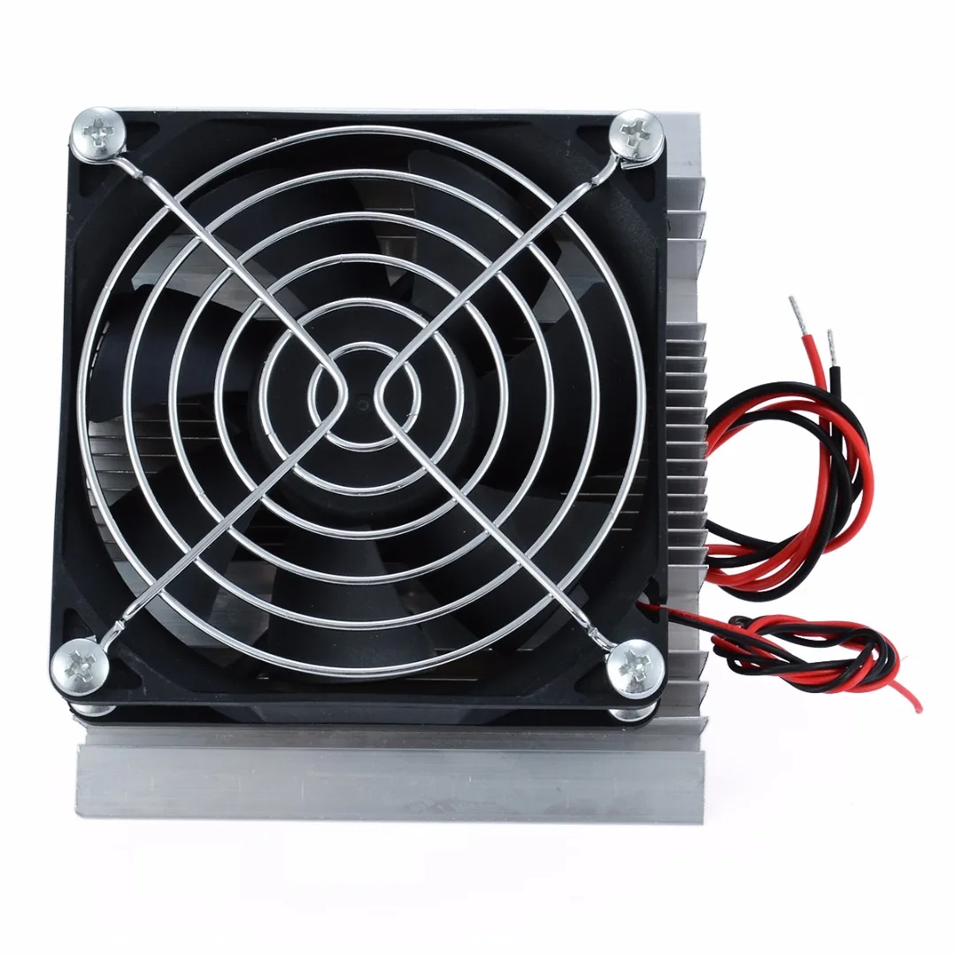 DC 12V Thermoelectric Peltier Refrigeration Cooling System Semiconductor Air Conditioner Cooler DIY Kit
