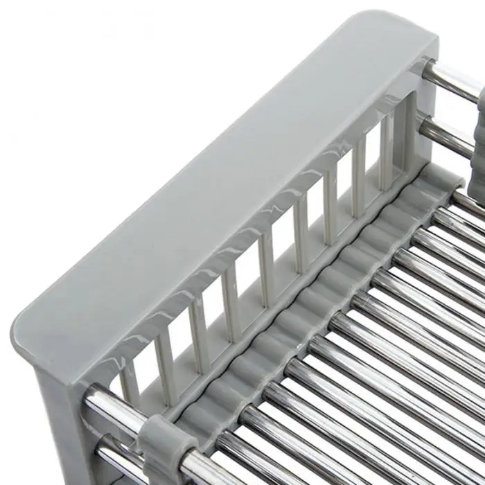 Economical Retractable Sink Water Filter Rack Drain Basket Stainless Steel Kitchen Sink Dish Drainer Counter Best Price