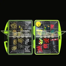 Гарантированная пластиковая коробка для рыболовных снастей, включая различные виды рыболовных снастей, набор рыболовных аксессуаров