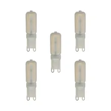 5pcs Mini G9 Lâmpada Led Luz Quente/Frio Branco AC220V-240V 22leds SMD2835 Candelabro Da Lâmpada de Iluminação de 360 Graus