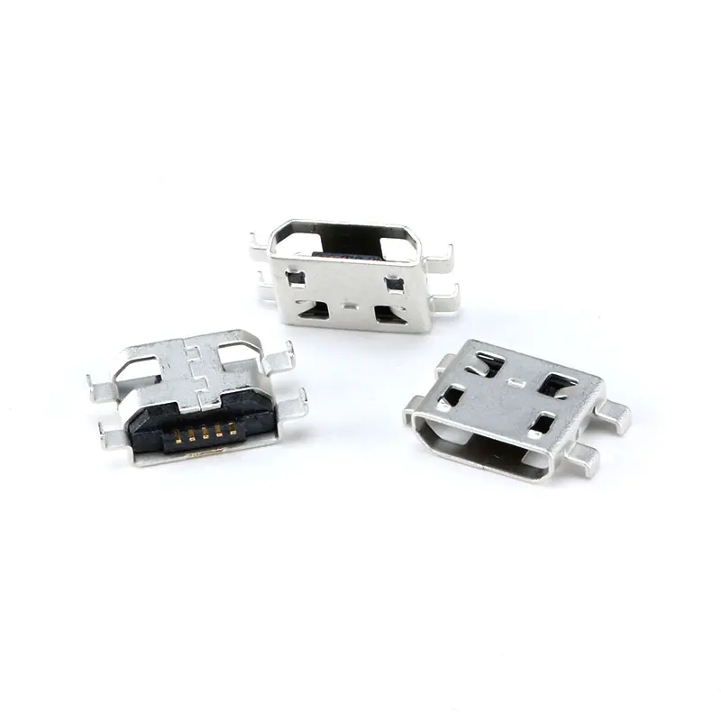 100PCS Micro USB 5Pin 5P Socket Connector MINI USB SMD DIP Female (2)