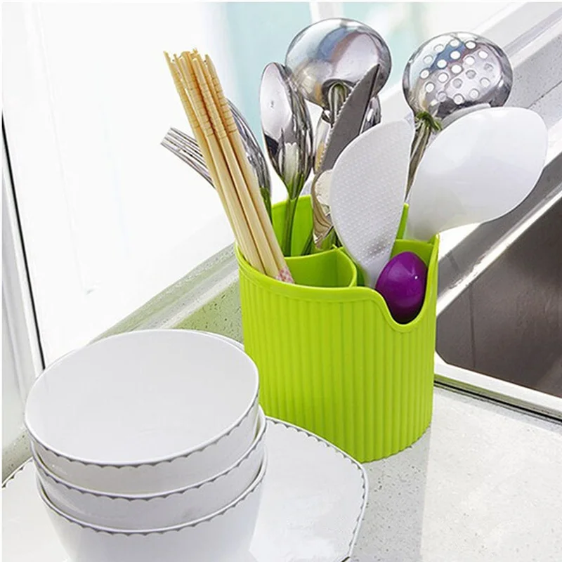 Многофункциональная домашняя сушилка для столовых приборов посуда для ванной комнаты пластиковые азиатские палочки для еды Ложка Вилка кухонный держатель для хранения аксессуары