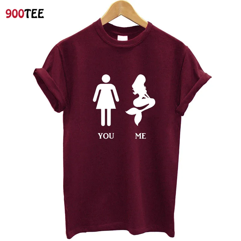 

Mermaid T Shirt Women Short Sleeve O Neck Fashion Summer Tops Plus Size Streetwear Women Tee Shirt Casual Clothing-brand