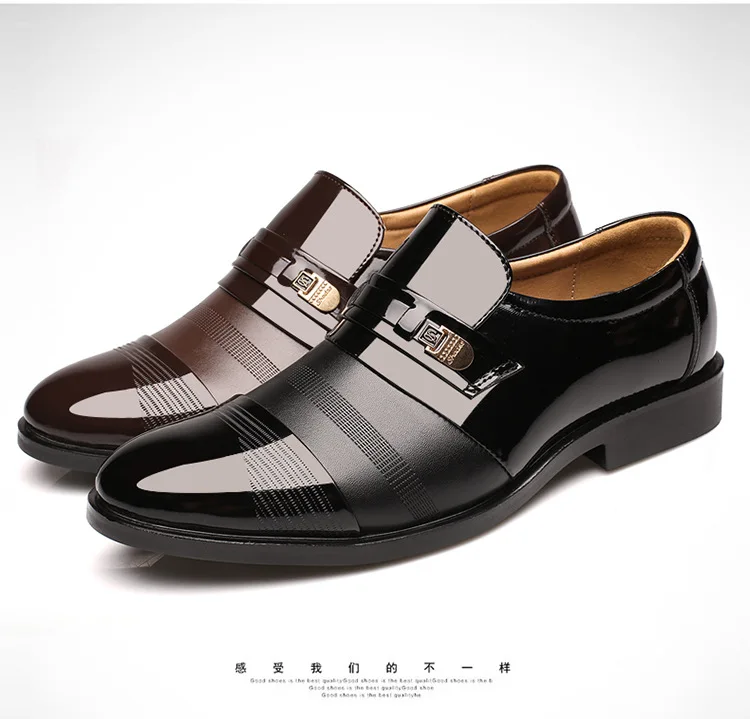 Свадебные модельные туфли; официальная обувь; мужские лоферы; Мужские модельные туфли без застежки; деловые туфли; мужские кожаные оксфорды; zapatos hombre vestir9