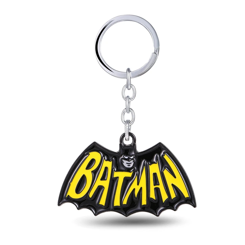 J Store Film Souvenir Superhero Batman Bat Keychains Batman Minifigures