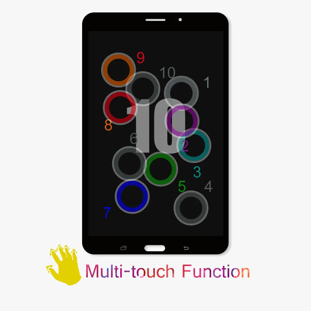 Srjtek 8 &quotэкран для Samsung Galaxy Tab 4 0 ЖК дисплей с матрицей сенсорный экран дигитайзер в