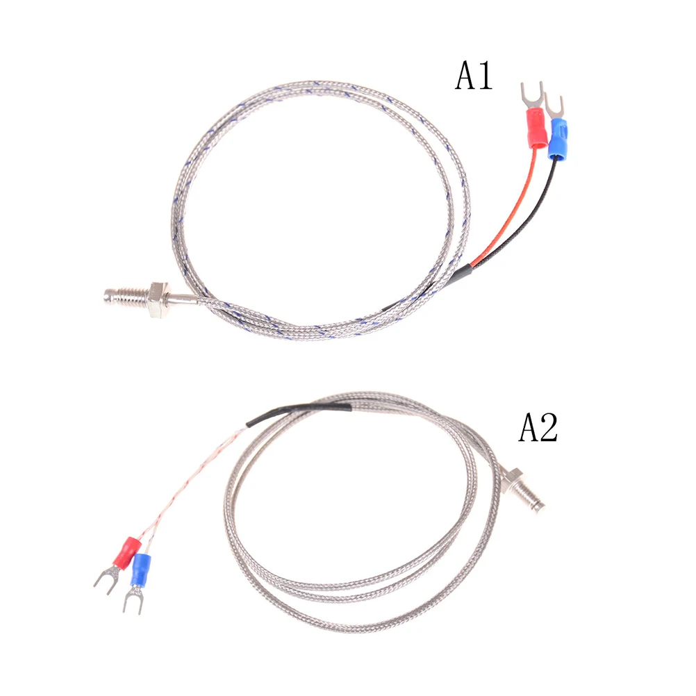 Wire K Type Thermocouple Temperature Controller M6 Screw Probe K Type Thermocouple 0.5m/ 1m Industrial Temperature Sensor Cable