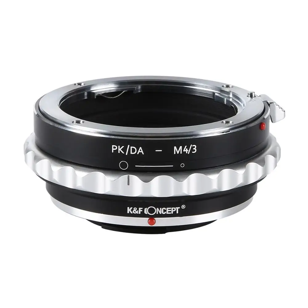 K& F адаптер для крепления объектива Pentax DA PK к корпусу камеры Micro 4/3 для Olympus uspanasonnic G1/G2/GF1 M43 E-P1/E-P2/E-PL1