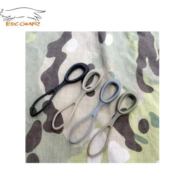 

EDCGEAR 5pcs lot New EDC military regulations high strength zipper tail rope pull the first TPU material durable flexible foot