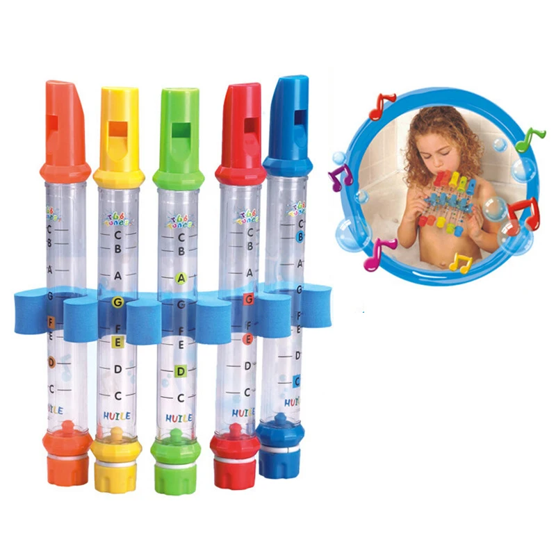 Free Shipping One Set Water Flutes Music Instrument Toys for Kids when