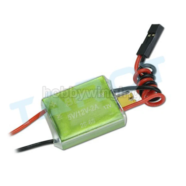 

Tarot UBEC 12V/5V Swithcable BEC Power Module 2-6S Green Metal Shell FPV