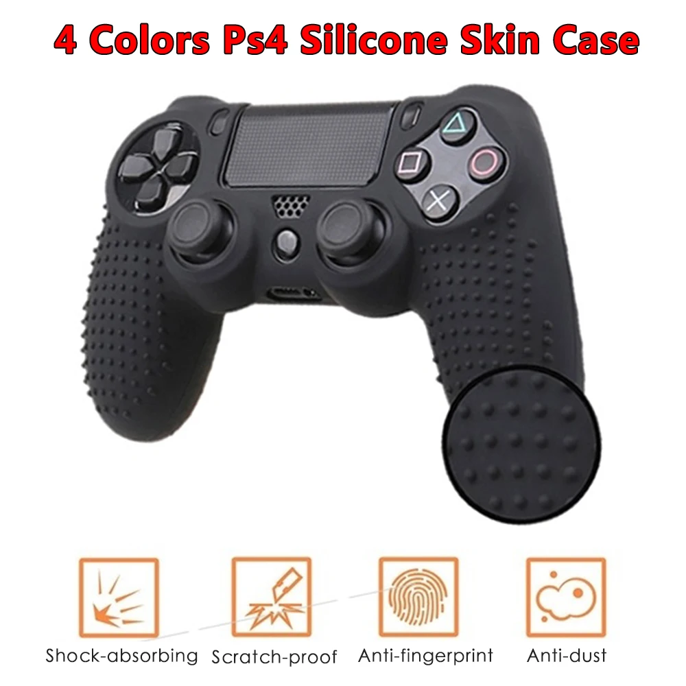Силиконовый гелевый мягкий резиновый защитный чехол для Playstation 4 dualshock 4 PS4 Pro Slim контроллер