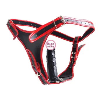 Removable Strapon Harness Dildo Anal Lesbian Strap On Dildo Chastity Belt Pants Sex Toys Sexy Costume Accessories For Woman Gay 3