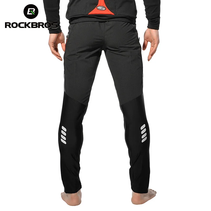 ROCKBROS-Pantalones de ciclismo para hombre y mujer, pantalón reflectante y transpirable para ciclismo, pesca y fitness