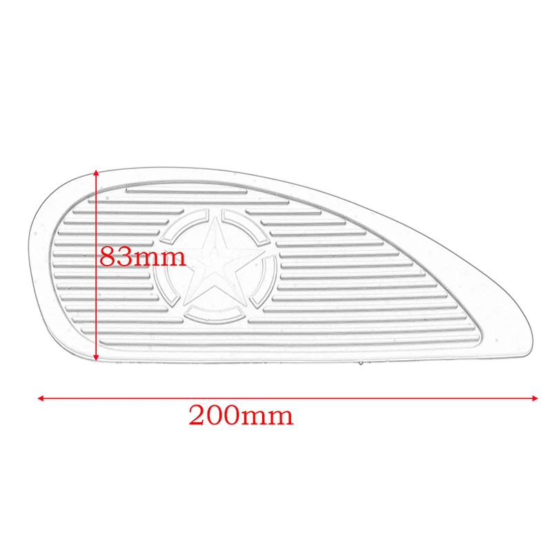 1 пара мотоциклетные резиновые наколенники для бензобака универсальные топливные баки тяговые наклейки боковые панели