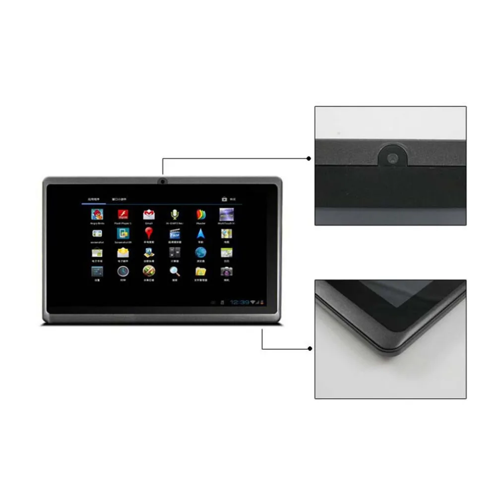 Горячие Новые 7 дюймов Высокое Разрешение емкостный Экран Автомобильный мультимедийный DVD Играть планшет 4 gb Оперативная память двойной Камера Поддержка для Android 5,1