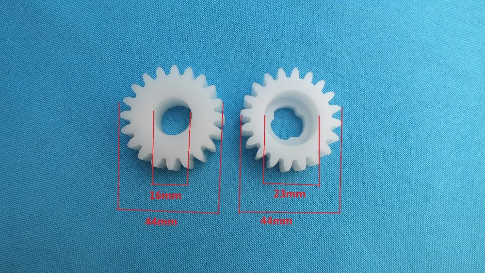 2 шт./компл. высокоточное пластиковое зубчатое колесо Запчасти для мороженого спиральная Шестерня Горячая Розничная и для океанического пространства