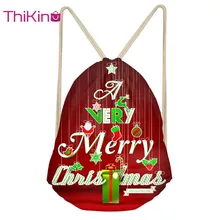 Thikin Рождественский рюкзак на колесиках для подростков, Детский Повседневный Рюкзак-мешок, мини-рюкзак для маленьких девочек, пляжный рюкзак