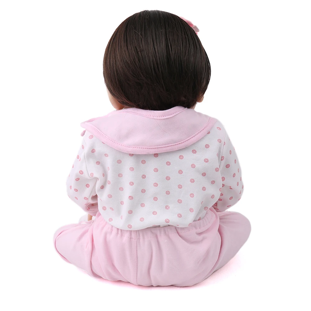 55 см 22 дюйма виниловые куклы Reborn Baby мягкие реалистичные Alive Menina для новорожденных