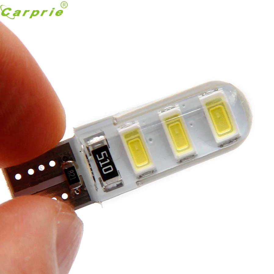 

CARPRIE 2Pcs T10 W5W Waterproof 5730 6 SMD Wedge License Plate side turn signal light New Arrival Aug.8