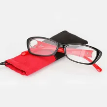 Новые высококлассные женские модные очки для чтения кошачий глаз очки для чтения Отправить очки сумка