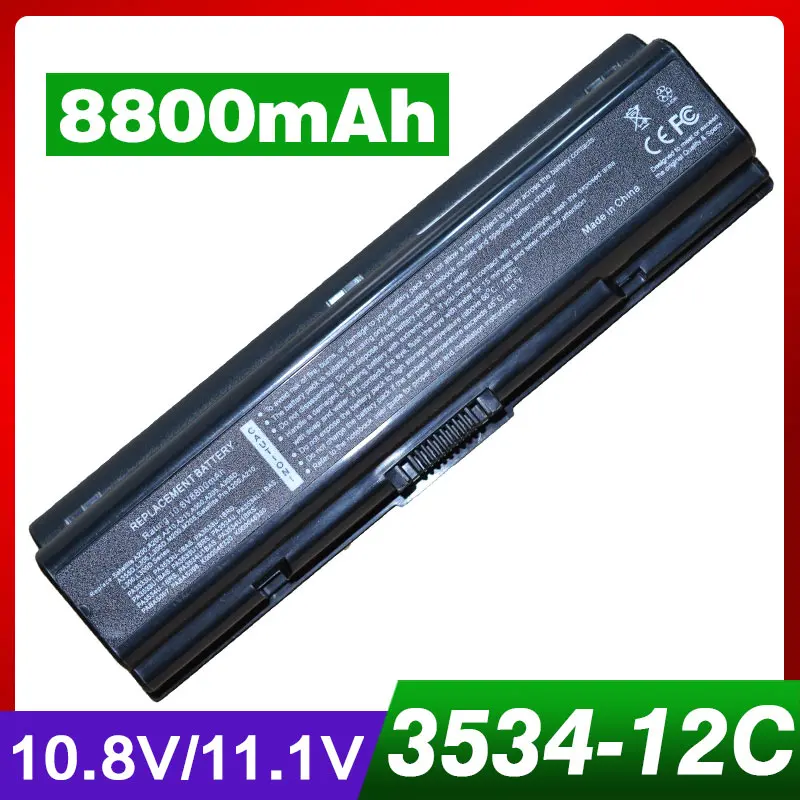 8800 мАч ноутбук аккумулятор для Toshiba Satellite A305D A350 A350D A355 A355D A500 A500D A505 A505D L200 L300 L300D L305