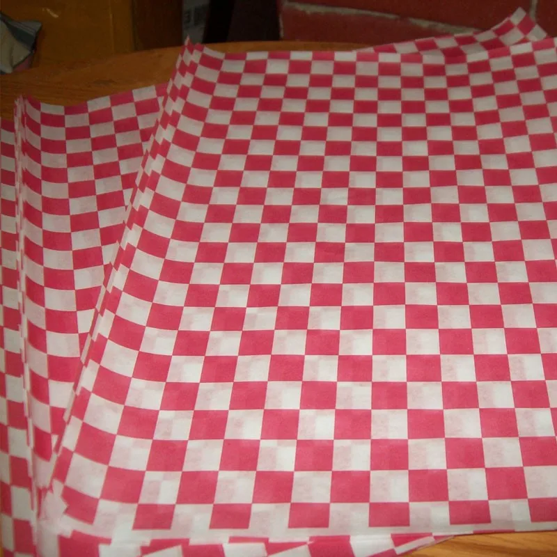 REd wax paper 
