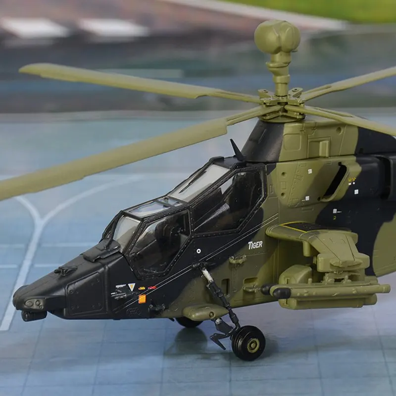 1/72 масштаб предварительно построенный Eurocopter Tiger EC665 Тигр вертолет хобби Коллекционная готовая пластиковая модель самолета