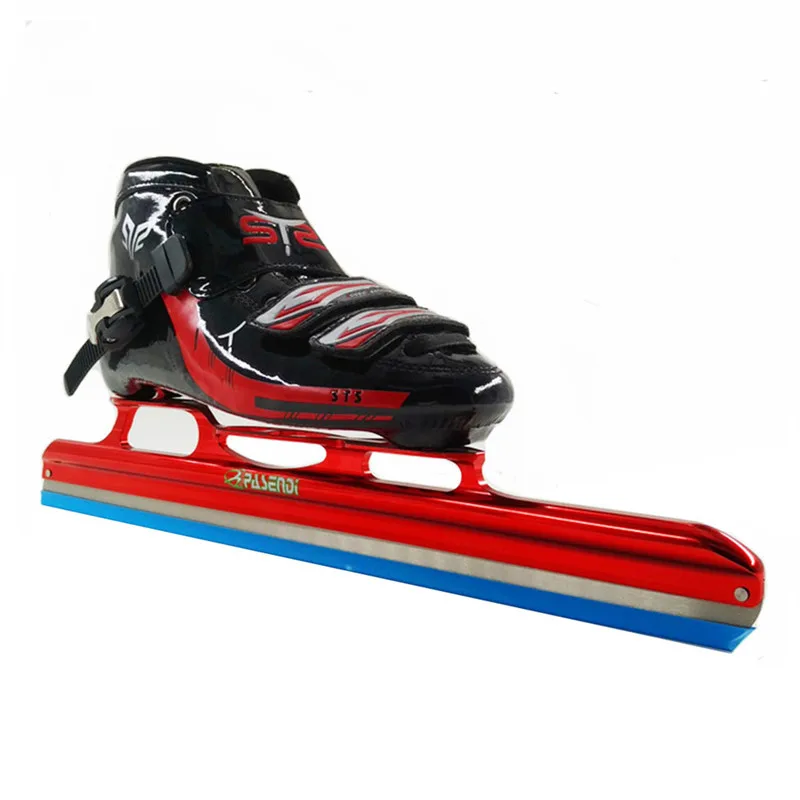 STS LONG Track ice skating shoes black white roller skates for Hockey shooes Ice shoesroller