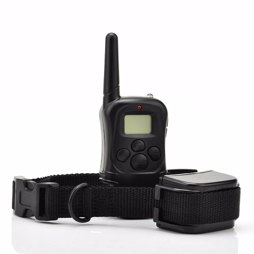 Rechargeable and Waterproof Training Shock Collar Remote Control for Two Dogs 300M Range